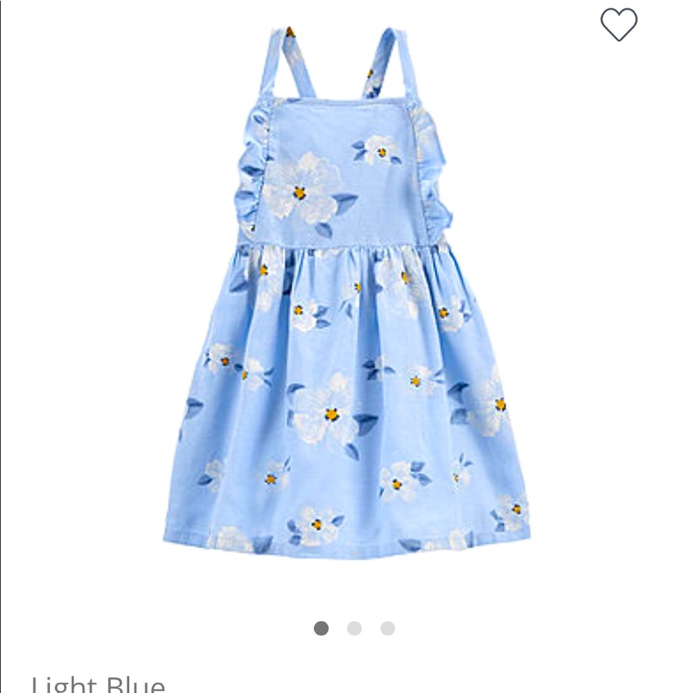 Carters matching dresses 4T and 12 months
